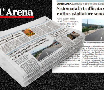 Italbeton migliora la viabilità della zona industriale di Domegliara
