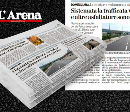 Italbeton migliora la viabilità della zona industriale di Domegliara