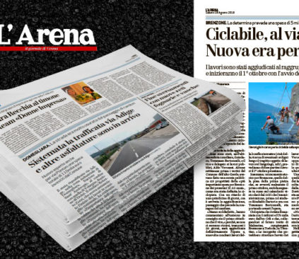 In bicicletta da Brenzone a Torbole attraverso il Lago di Garda