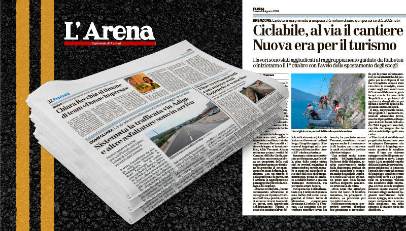 In bicicletta da Brenzone a Torbole attraverso il Lago di Garda